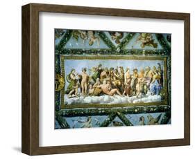 Council of the Gods, 1517-18-Raphael-Framed Giclee Print