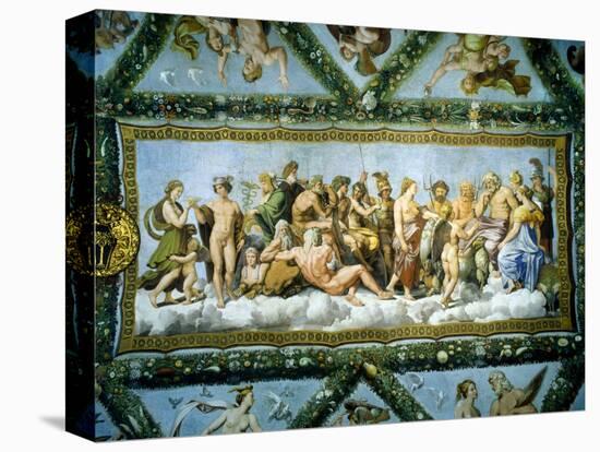 Council of the Gods, 1517-18-Raphael-Stretched Canvas