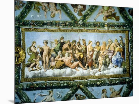 Council of the Gods, 1517-18-Raphael-Mounted Giclee Print