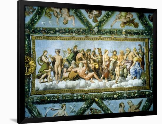 Council of the Gods, 1517-18-Raphael-Framed Giclee Print