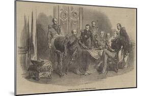 Council of War, at Paris-null-Mounted Giclee Print