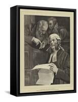 Counsel for the Defence-John Morgan-Framed Stretched Canvas