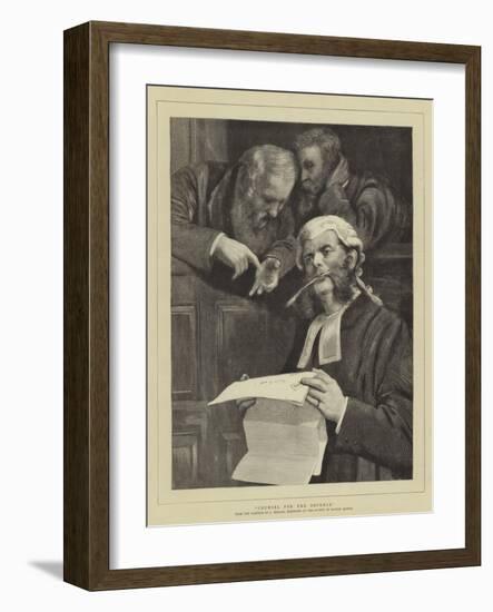 Counsel for the Defence-John Morgan-Framed Premium Giclee Print