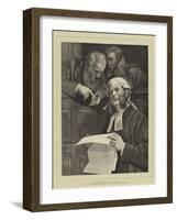 Counsel for the Defence-John Morgan-Framed Giclee Print