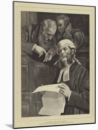 Counsel for the Defence-John Morgan-Mounted Giclee Print