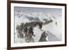 Count Argutinsky Crossing the Caucasian Range, 1892-Franz Roubaud-Framed Giclee Print