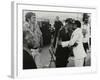 Count Basie and Illinois Jacquet Meet Up on Stage at the Capital Radio Jazz Festival, London, 1979-Denis Williams-Framed Photographic Print