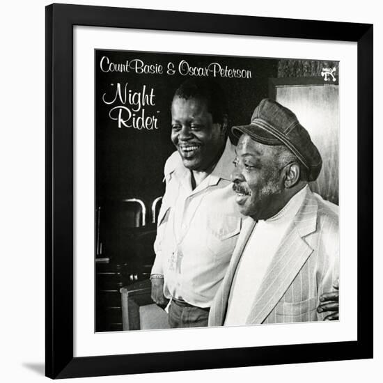 Count Basie and Oscar Peterson - Night Rider-null-Framed Art Print