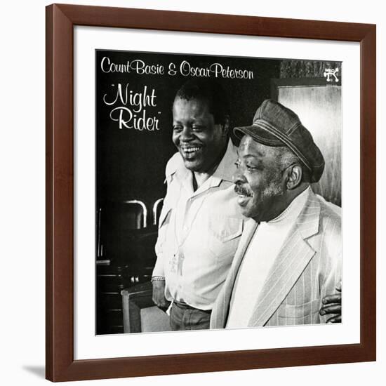 Count Basie and Oscar Peterson - Night Rider-null-Framed Art Print