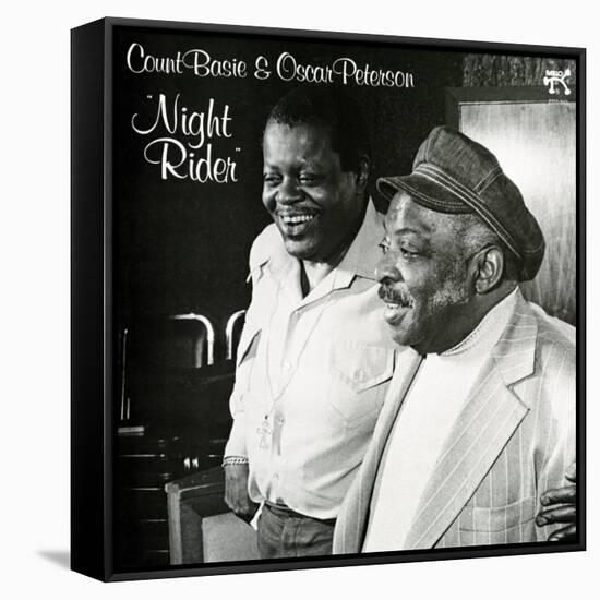 Count Basie and Oscar Peterson - Night Rider-null-Framed Stretched Canvas