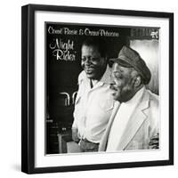 Count Basie and Oscar Peterson - Night Rider-null-Framed Art Print