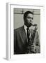 Count Basie Orchestra Saxophonist Frank Foster, C1950S-Denis Williams-Framed Photographic Print