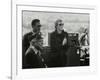 Count Basie with Singer Dennis Rowland and Drummer Butch Miles at the Capital Radio Jazz Festival-Denis Williams-Framed Photographic Print
