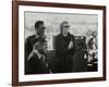 Count Basie with Singer Dennis Rowland and Drummer Butch Miles at the Capital Radio Jazz Festival-Denis Williams-Framed Photographic Print