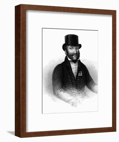 Count Bergami-null-Framed Art Print