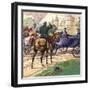 Count Bismark Approaches the Carriage of Napoleon III-Pat Nicolle-Framed Giclee Print