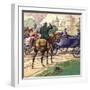 Count Bismark Approaches the Carriage of Napoleon III-Pat Nicolle-Framed Giclee Print