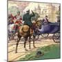 Count Bismark Approaches the Carriage of Napoleon III-Pat Nicolle-Mounted Giclee Print