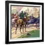 Count Bismark Approaches the Carriage of Napoleon III-Pat Nicolle-Framed Giclee Print