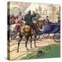 Count Bismark Approaches the Carriage of Napoleon III-Pat Nicolle-Stretched Canvas