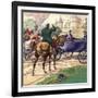 Count Bismark Approaches the Carriage of Napoleon III-Pat Nicolle-Framed Giclee Print