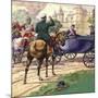Count Bismark Approaches the Carriage of Napoleon III-Pat Nicolle-Mounted Giclee Print
