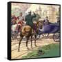 Count Bismark Approaches the Carriage of Napoleon III-Pat Nicolle-Framed Stretched Canvas