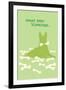 Count Blessings - Green Version-Dog is Good-Framed Art Print