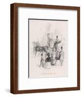 Count D'Orsay Driving-George Standfast-Framed Art Print