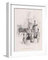 Count D'Orsay Driving-George Standfast-Framed Art Print