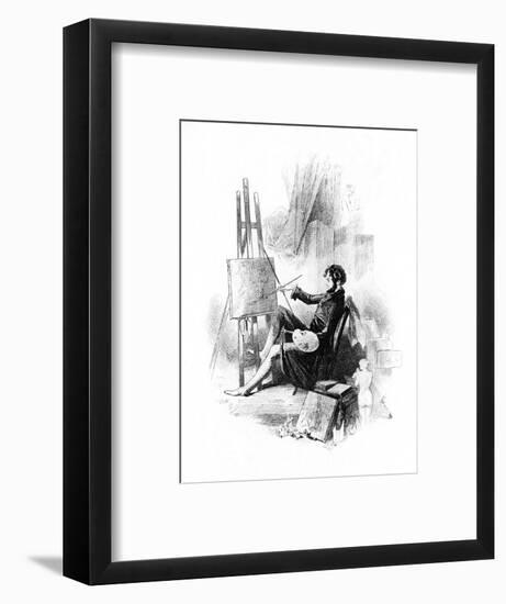 Count D'Orsay Painting-George Standfast-Framed Art Print