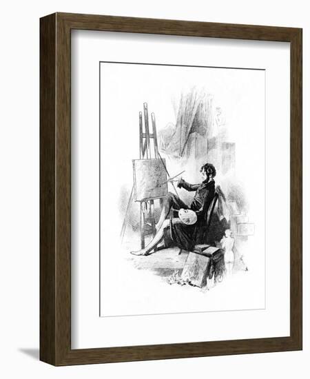 Count D'Orsay Painting-George Standfast-Framed Art Print