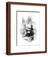 Count D'Orsay Painting-George Standfast-Framed Art Print