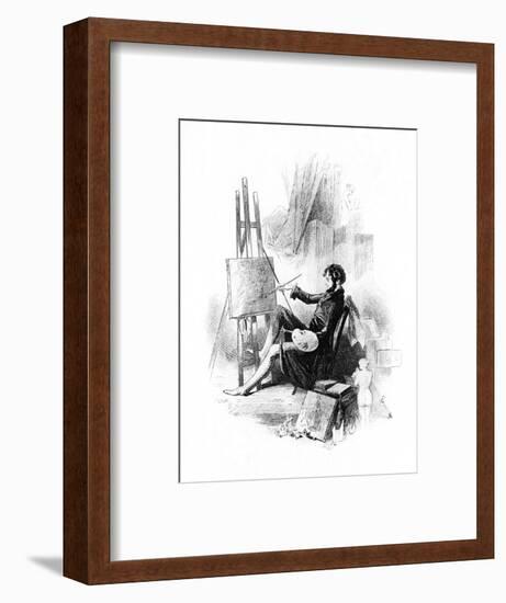 Count D'Orsay Painting-George Standfast-Framed Art Print