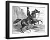 Count D'Orsay Riding-null-Framed Art Print