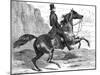 Count D'Orsay Riding-null-Mounted Art Print