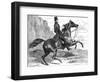 Count D'Orsay Riding-null-Framed Art Print