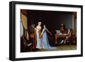 Count De La Forest with His Wife and Daughter, 1804-Andre Vincent Francois-Framed Giclee Print