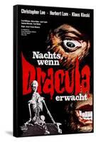 Count Dracula, (AKA Nachts, Wenn Dracula Erwacht), German Poster Art, 1970-null-Framed Stretched Canvas