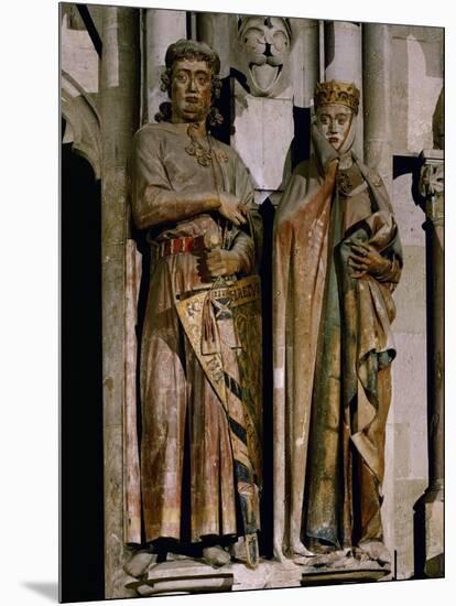 Count Ekkehard and Countess Uta, Donor Figures from the West Choir, 13th Century-null-Mounted Giclee Print