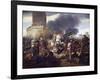 Count Eudes Defending Paris Against Normans in 885-Jean-Victor Schnetz-Framed Giclee Print