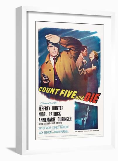 Count Five and Die-null-Framed Art Print