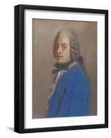 Count Francesco Algarotti, 1745 (Pastel on Vellum)-Jean-Etienne Liotard-Framed Giclee Print