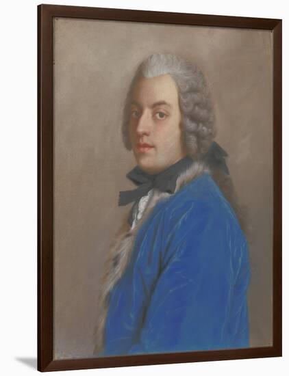 Count Francesco Algarotti, 1745 (Pastel on Vellum)-Jean-Etienne Liotard-Framed Giclee Print