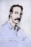 Robert Louis Stevenson --Count Girolamo Pieri Nerli-Framed Giclee Print