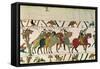 Count Guy Leads Him to Beurain Where He Keeps Him, Detail from the Bayeux Tapestry, Before 1082-null-Framed Stretched Canvas