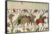 Count Guy Leads Him to Beurain Where He Keeps Him, Detail from the Bayeux Tapestry, Before 1082-null-Framed Stretched Canvas