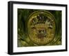 Count Harrach's Coat of Arms, Detail from Decanter Set in Yellow Isabelle Glass, 1839-1841-null-Framed Giclee Print