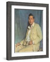 Count John Mccormack (1884-1945), 1923-Sir William Orpen-Framed Giclee Print