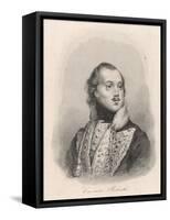 Count Kazimierz (Casimir) Pulaski Polish-American Soldier-null-Framed Stretched Canvas
